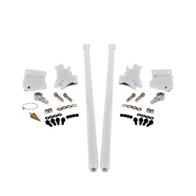 2011-2019 Chevrolet / GMC 70 inch Bolt On Traction Bars 4 inch Axle Diameter Polar White