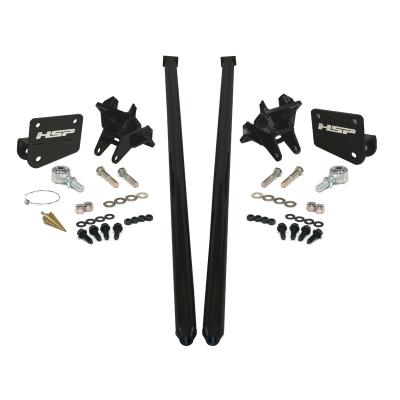 HSP Traction Bars For 2017.5-2022 Ford Powerstroke 6.7 Liter F350 SRW Crew Cab Long Bed Kingsport Grey