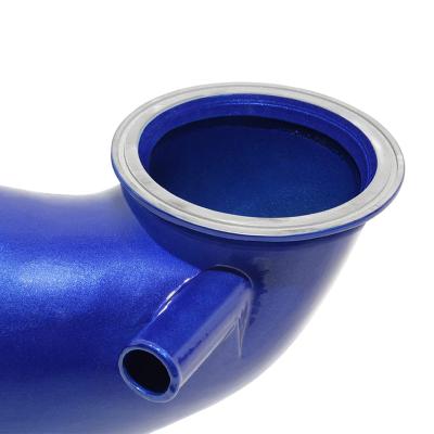 Max Flow Intake Mouthpiece For 04.5-10 Chevrolet And GMC LLY/LBZ/LMM Duramax With 4 Inch Aftermarket Intakes Polar White HSP Diesel