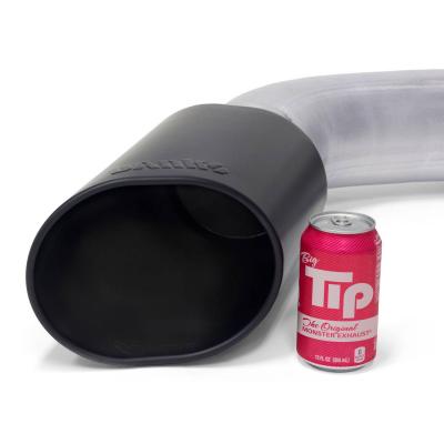 Monster Exhaust System 5-inch Single Exit Black Tip 17-26 Ford F250/F350/F450 6.7L Banks Power