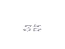 2001-2004 Chevrolet / GMC 2 inch Replacement Up-Pipes Raw