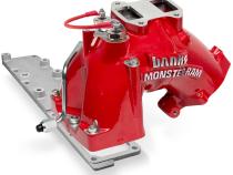 Monster-Ram Intake 2007.5-12 RAM 3500-5500 Chassis Cab 6.7L Red Powdercoat Banks Power