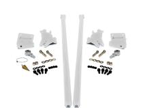 2011-2019 Chevrolet / GMC 58 inch Bolt On Traction Bars 4 inch Axle Diameter Polar White