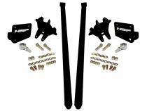 HSP Traction Bars For 2017.5-2022 Ford Powerstroke 6.7 Liter F250 Crew Cab Long Bed-Silk Stain Black