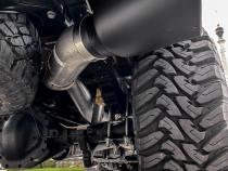 Monster Exhaust System 5-inch Single Exit Black Tip 17-26 Ford F250/F350/F450 6.7L Banks Power