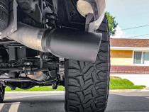Monster Exhaust System for 19-24 Ram 2500/3500 6.7L Cummins Mega Cab Short Bed (SRW) Cerakote Black Tip Banks Power