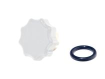 01-16 Chevrolet/GMC Billet Oil Fill Cap For Factory Filler Neck Polar White HSP Diesel