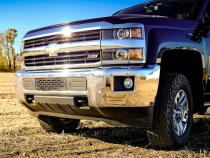 15-19 Chevrolet Silverado 2500/3500 HD Bumper Grille Insert Polar White HSP Diesel